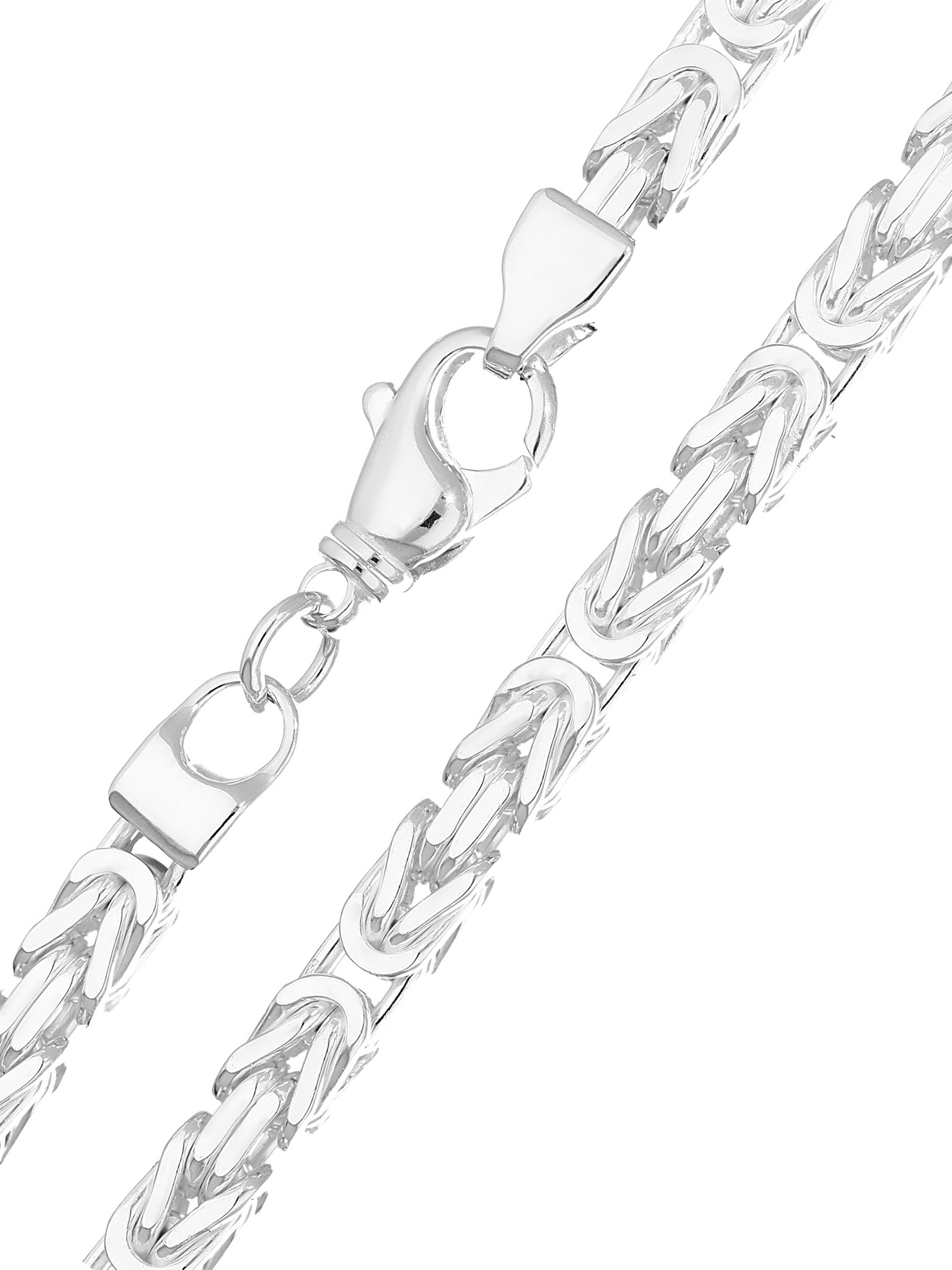 Halskette aus echtem Sterlingsilber (Königskette) - Kenmacho70 | Produktansicht