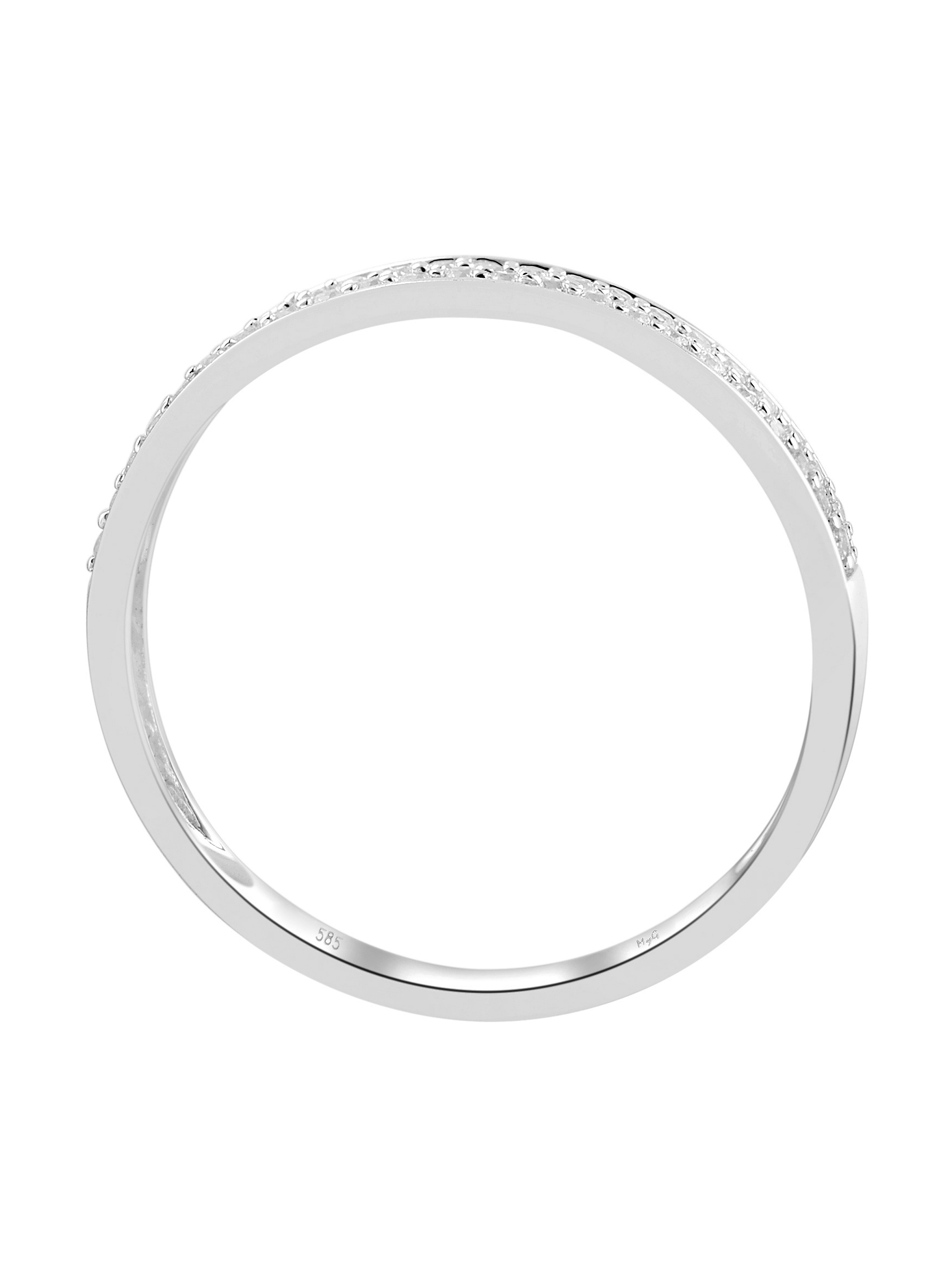 Medialis - Diamantring Weißgold - 0,20ct. - Größe 54