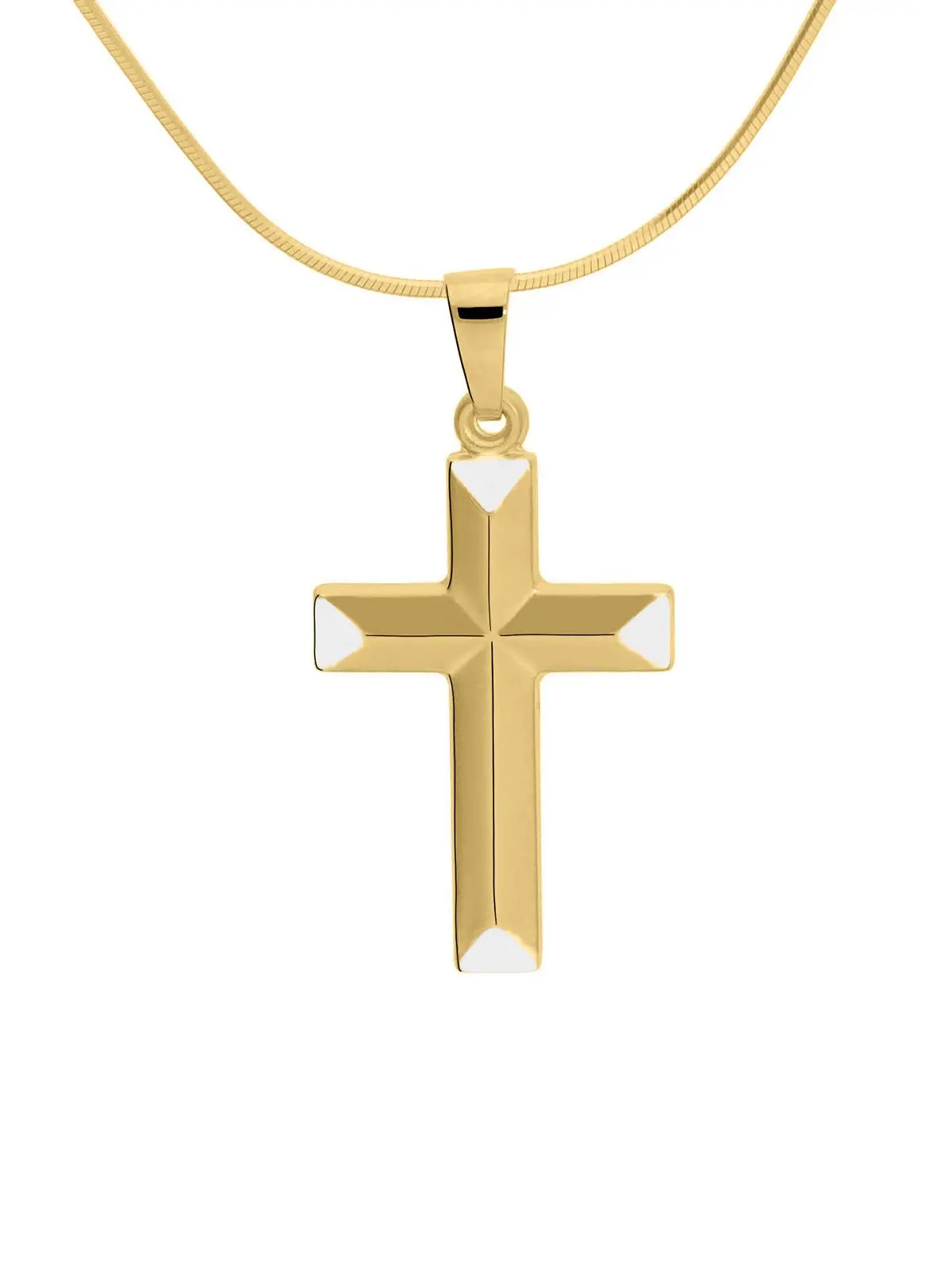 Nizza | Anhänger aus echtem Gelbgold | Ansicht 4