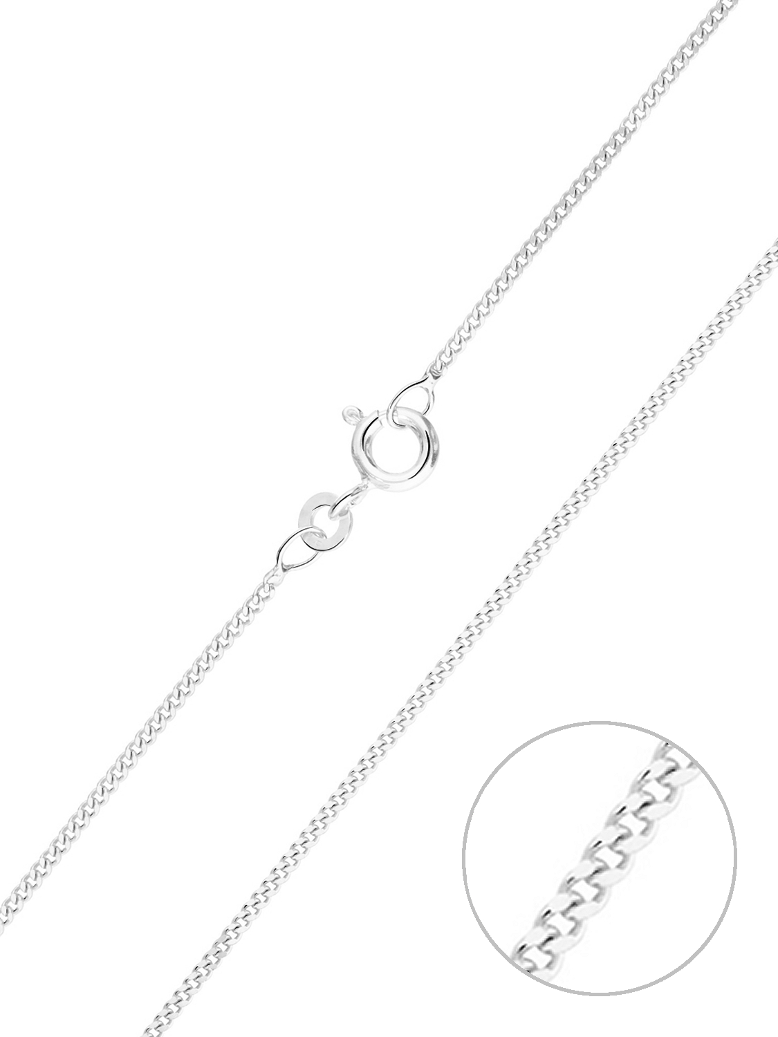 Coed - Silberkette Federring - Breite 1,4 mm - Länge 34 cm