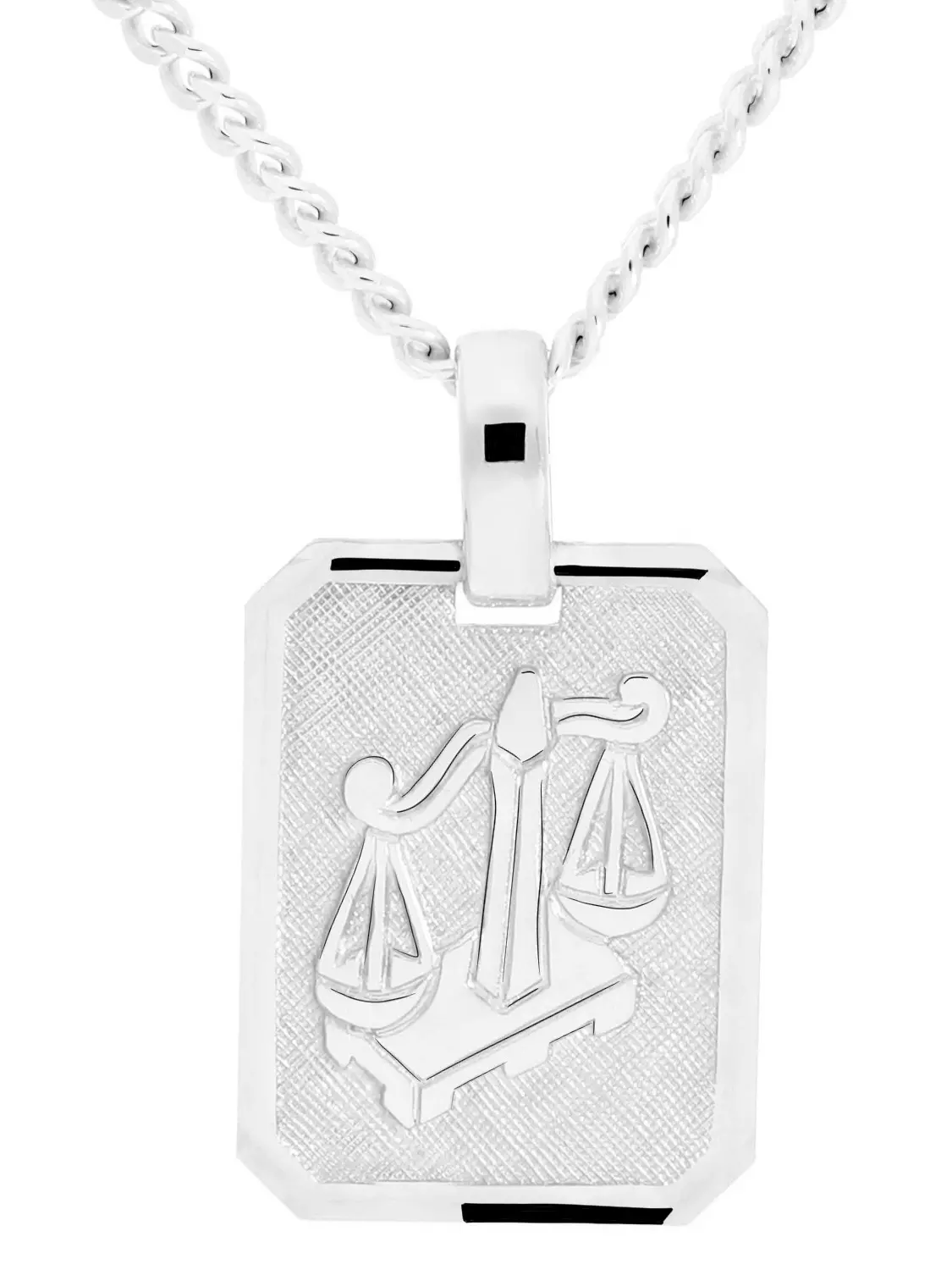 Gaudino - Damen & Herren Waage Sternzeichen Anhänger Silber 925