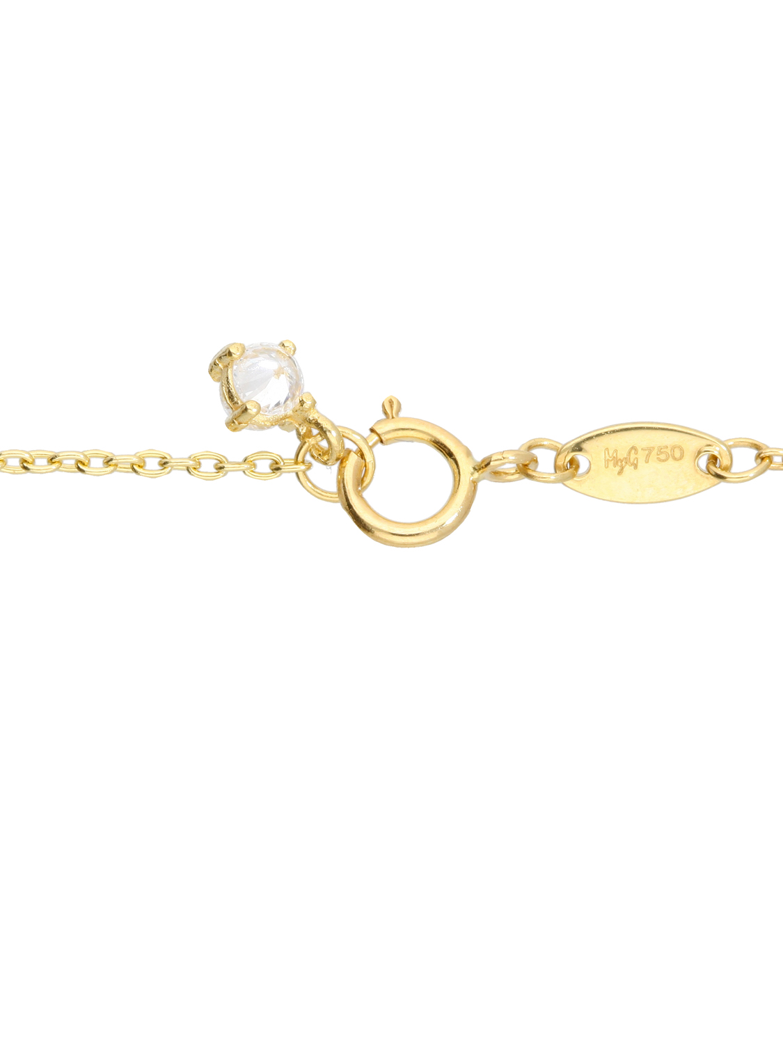 Amelie - Zirkonia Dreieck Armkette 375 Gold