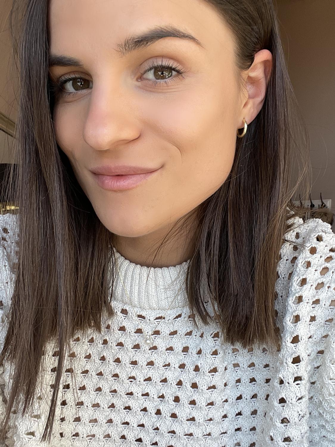 Leyla - Damen & Mädchen Creolen Gold mit Muster - Ø 15mm