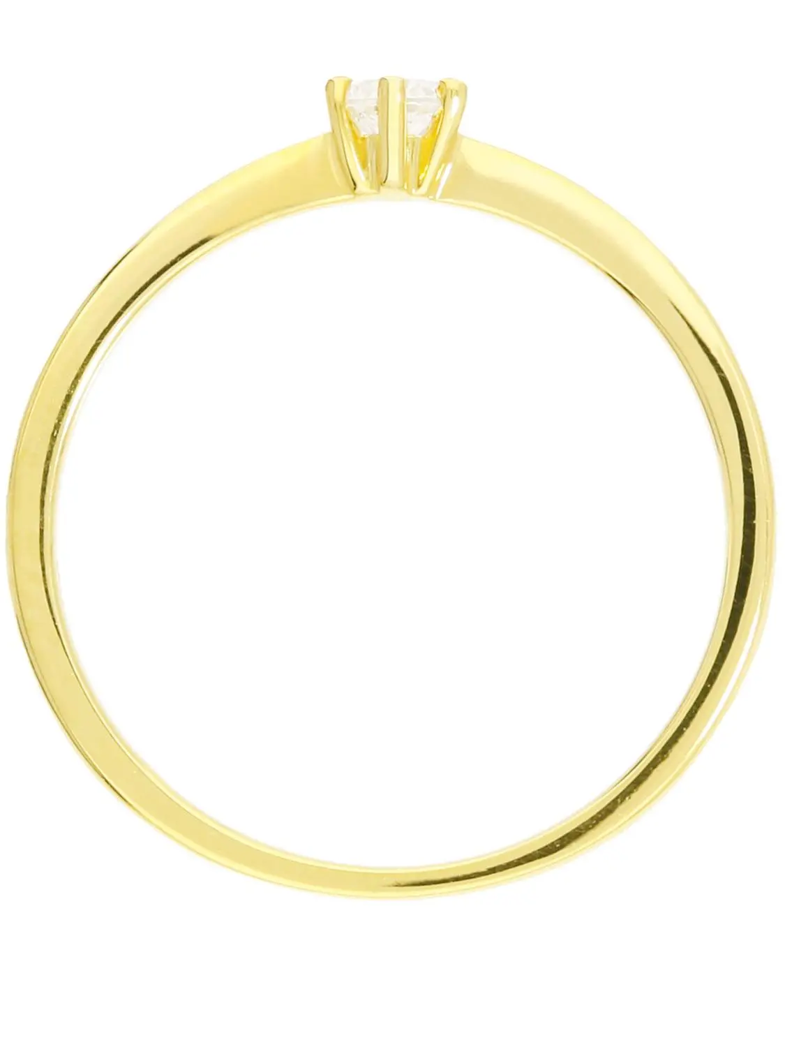 Golden Love | Ring aus echtem Gelbgold | Ansicht 7