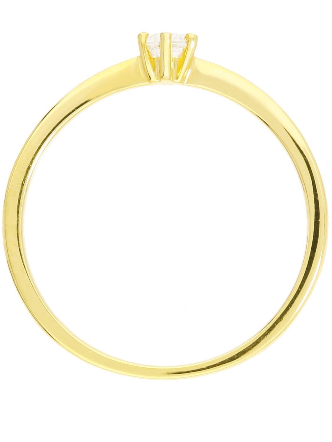 Golden Love | Ring aus echtem Gelbgold | Ansicht 7