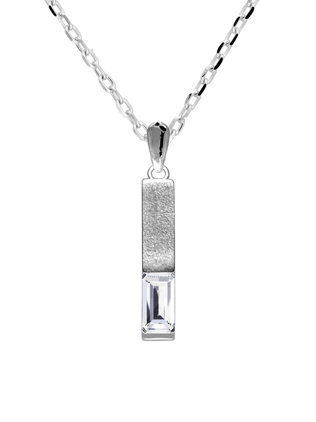Halskette für Damen & Mädchen aus echtem Sterlingsilber mit weißen Zirkonia - Barbie | Produktansicht