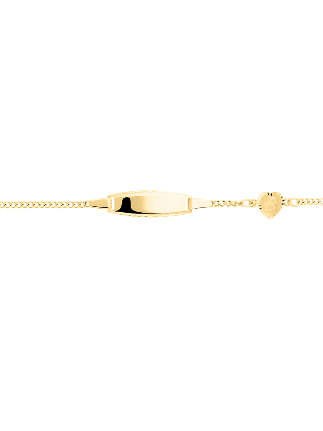 Armkette aus echtem Gelbgold (Namenskette) - Life10 | Nahansicht