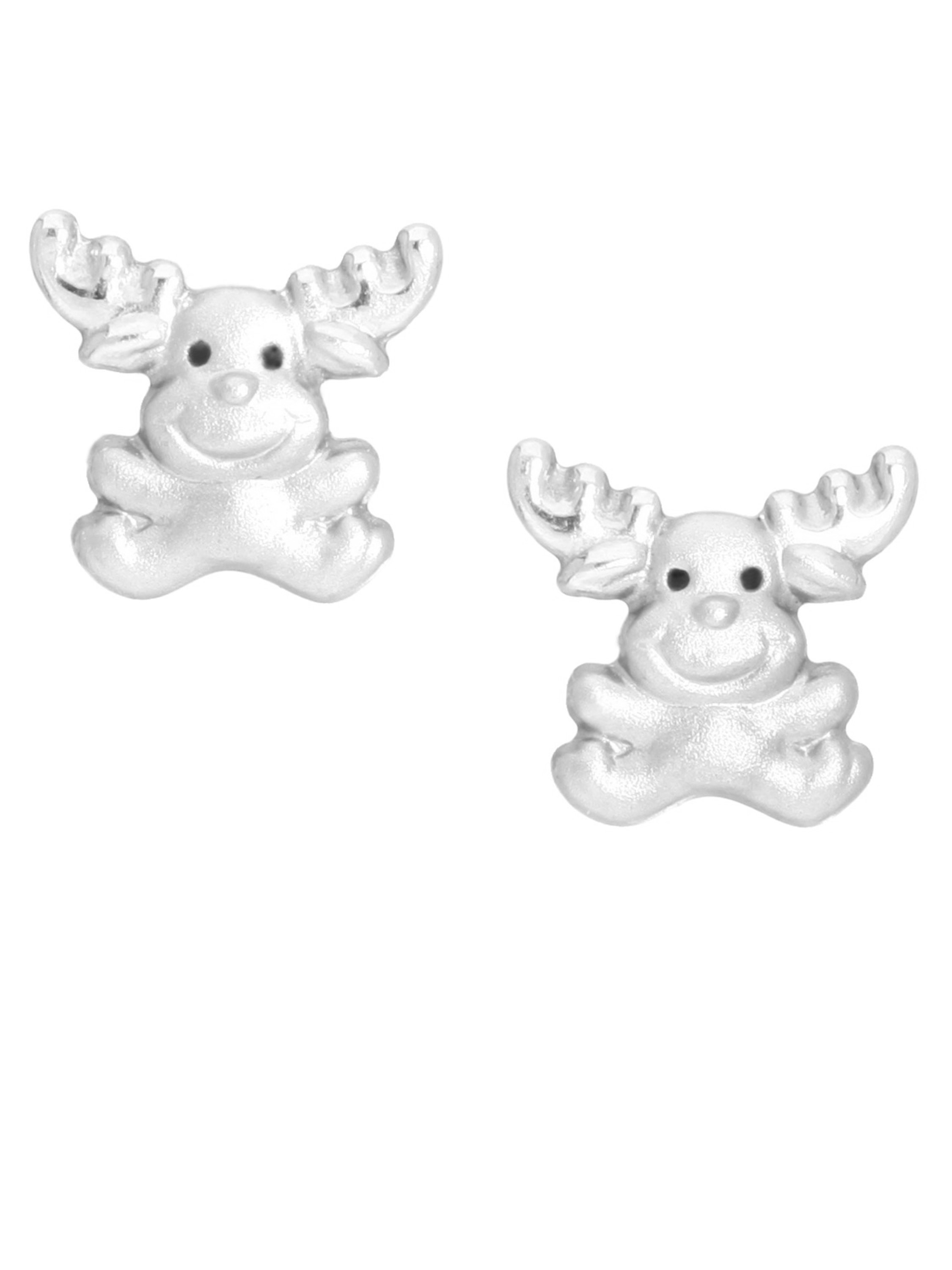 Little Elk - Elche Rentiere Ohrstecker 333 Gold