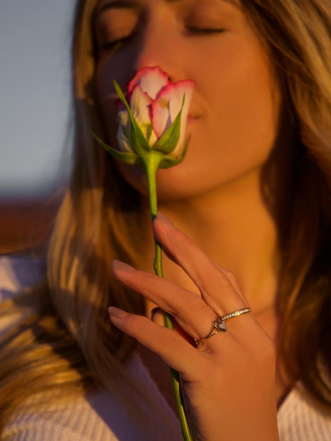 Cora | Ring aus echtem Gelbgold | Ansicht 4