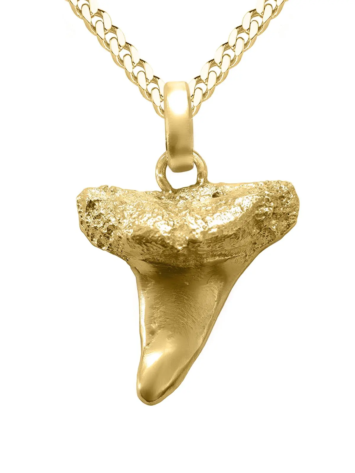 Shark Gold | Anhänger mit Halskette aus echtem Gelbgold | Ansicht 1 Shark Gold | Anhänger mit Halskette aus echtem Gelbgold | Ansicht 1
