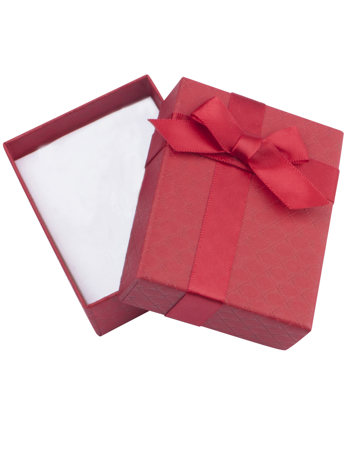 Rote Geschenkschachtel mit schöner Satinschleife und Echtheitszertifikat | Verpackung
