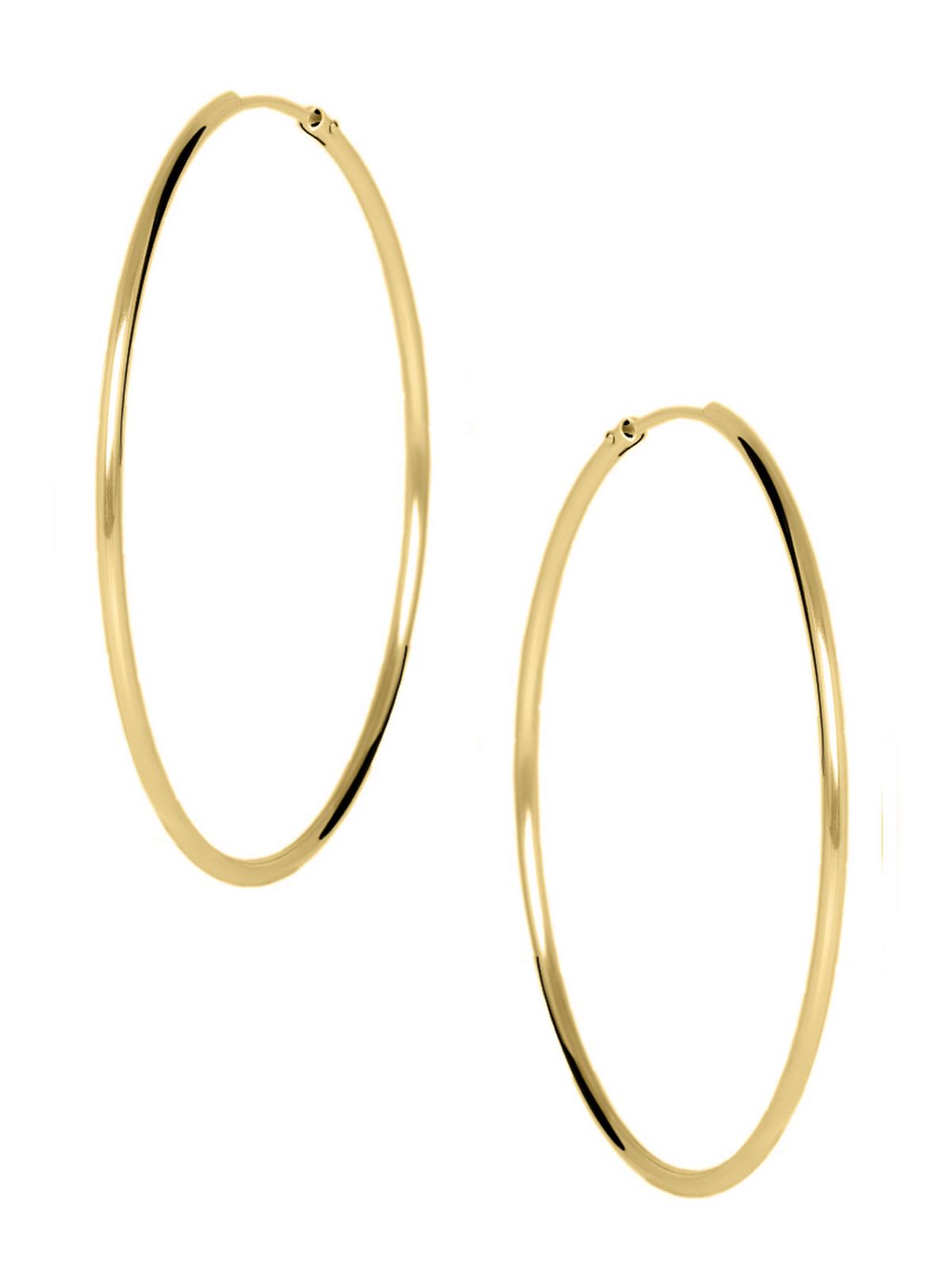 Damen Ohrringe Gold 333 (8 Karat) - Ø 44mm / 1.5mm - Tudor Rose Damen Ohrringe Gold 333 (8 Karat) - Ø 44mm / 1.5mm - Tudor Rose