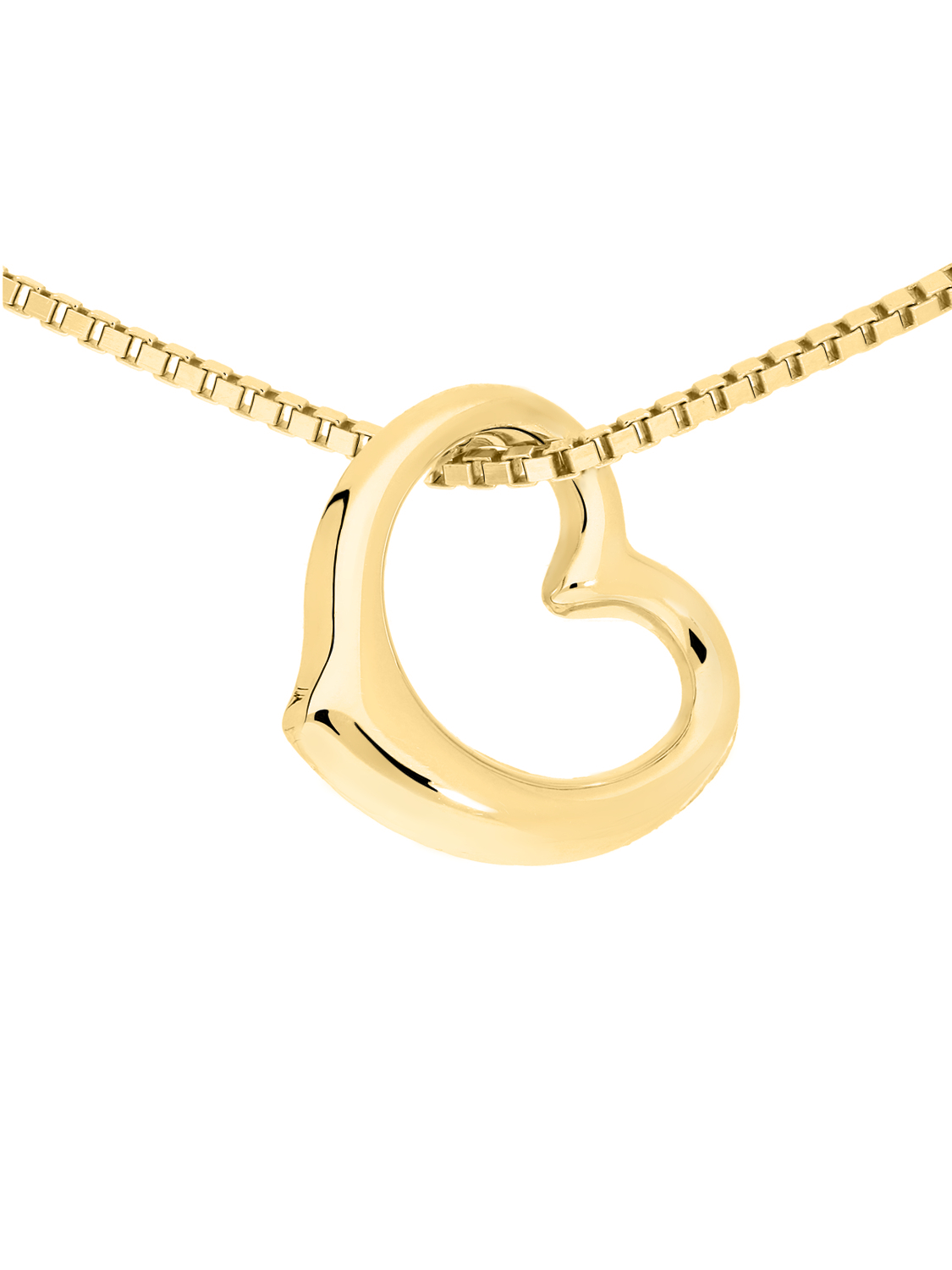 Verity - Damen & Mädchen Herzanhänger 333 Gold
