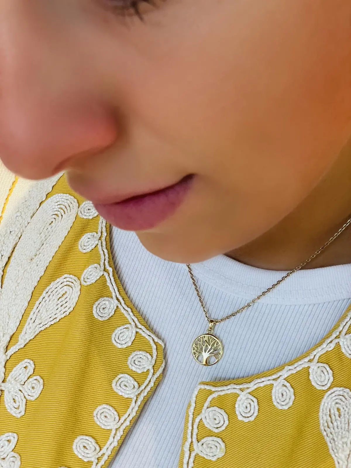 Botany | Anhänger aus echtem Gelbgold | Ansicht 3