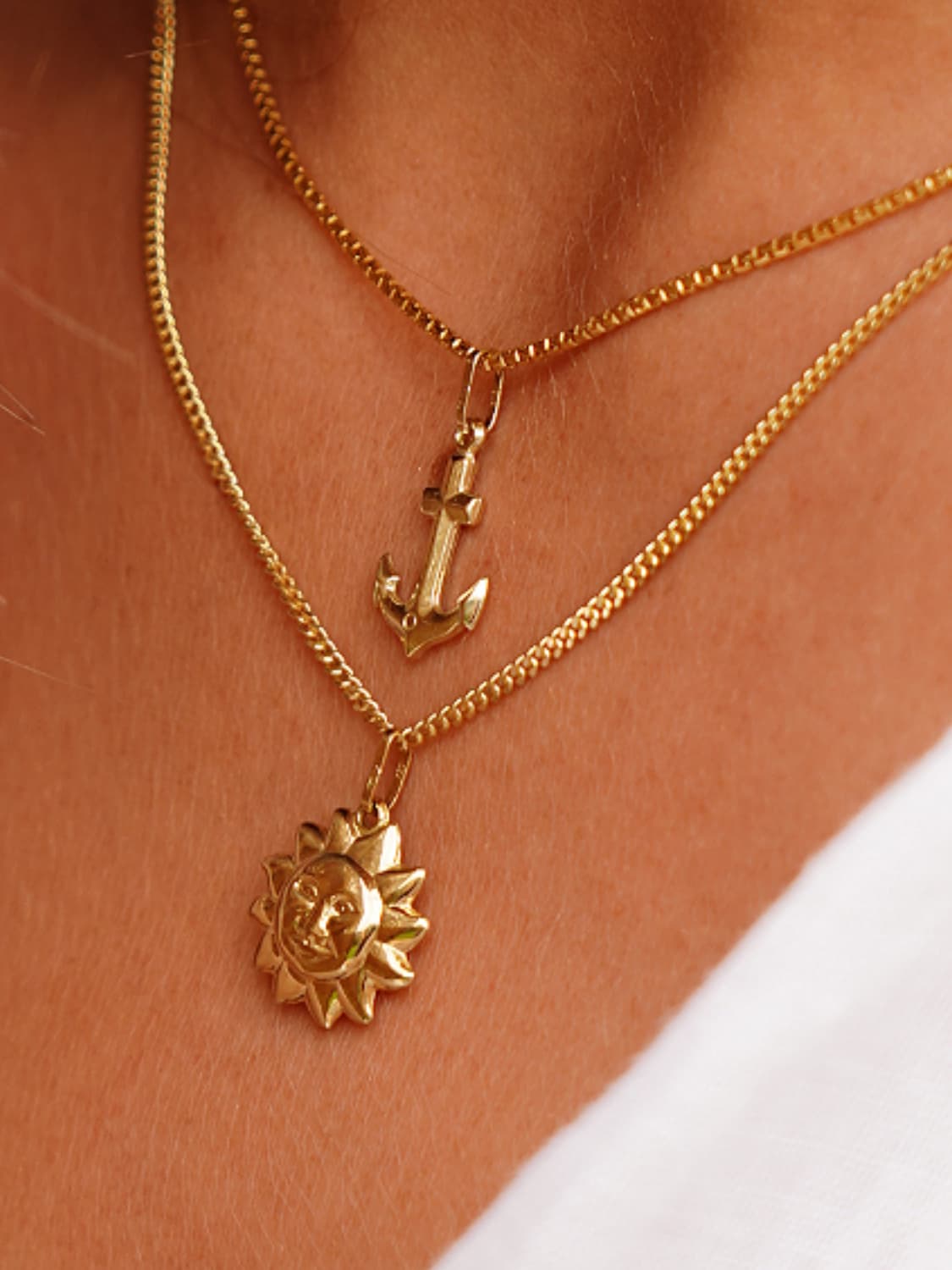 Summer Bundle - Damen Anhänger Gold