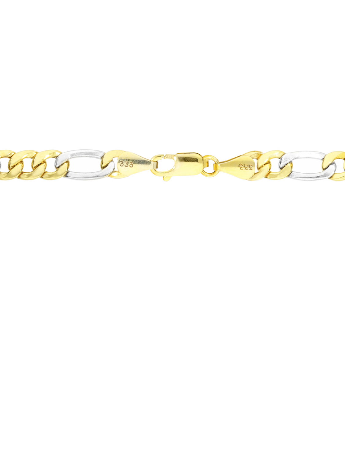 Magali - Goldkette Bicolor Karabiner - Breite 6 mm - Länge 45 cm