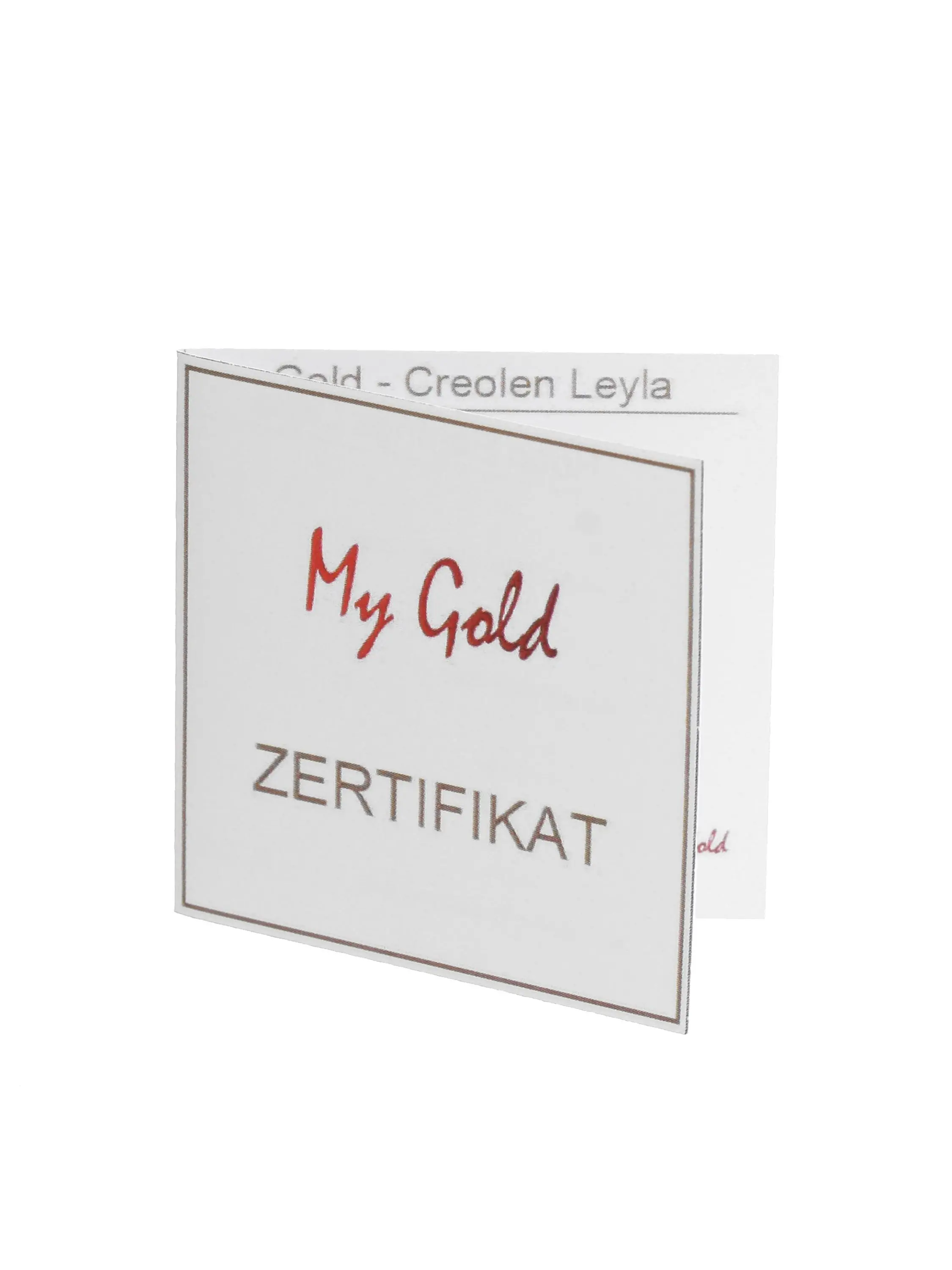 Schmuckzertifikat - Leyla | Echtheitszertifikat 