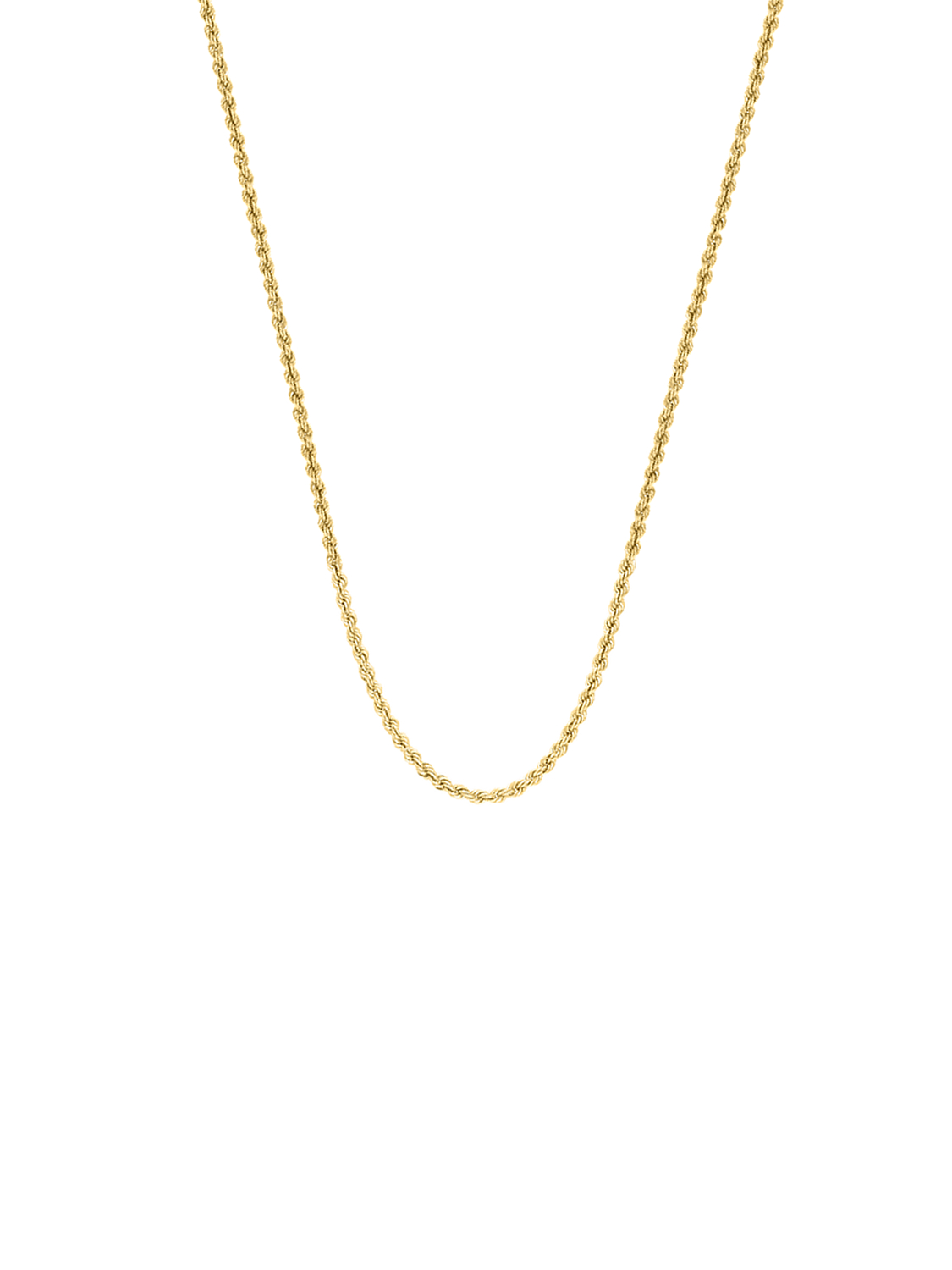 Dalmatia - Halskette 333 Gold Federring - Breite 1,4 mm - Länge 40 cm
