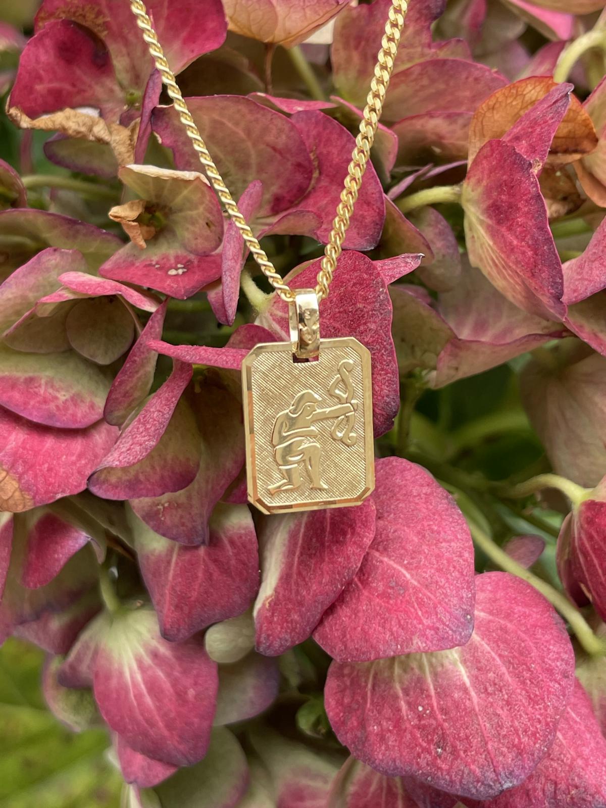 Gaudino - Damen & Herren SCHÜTZE Sternzeichen Anhänger Gold 333