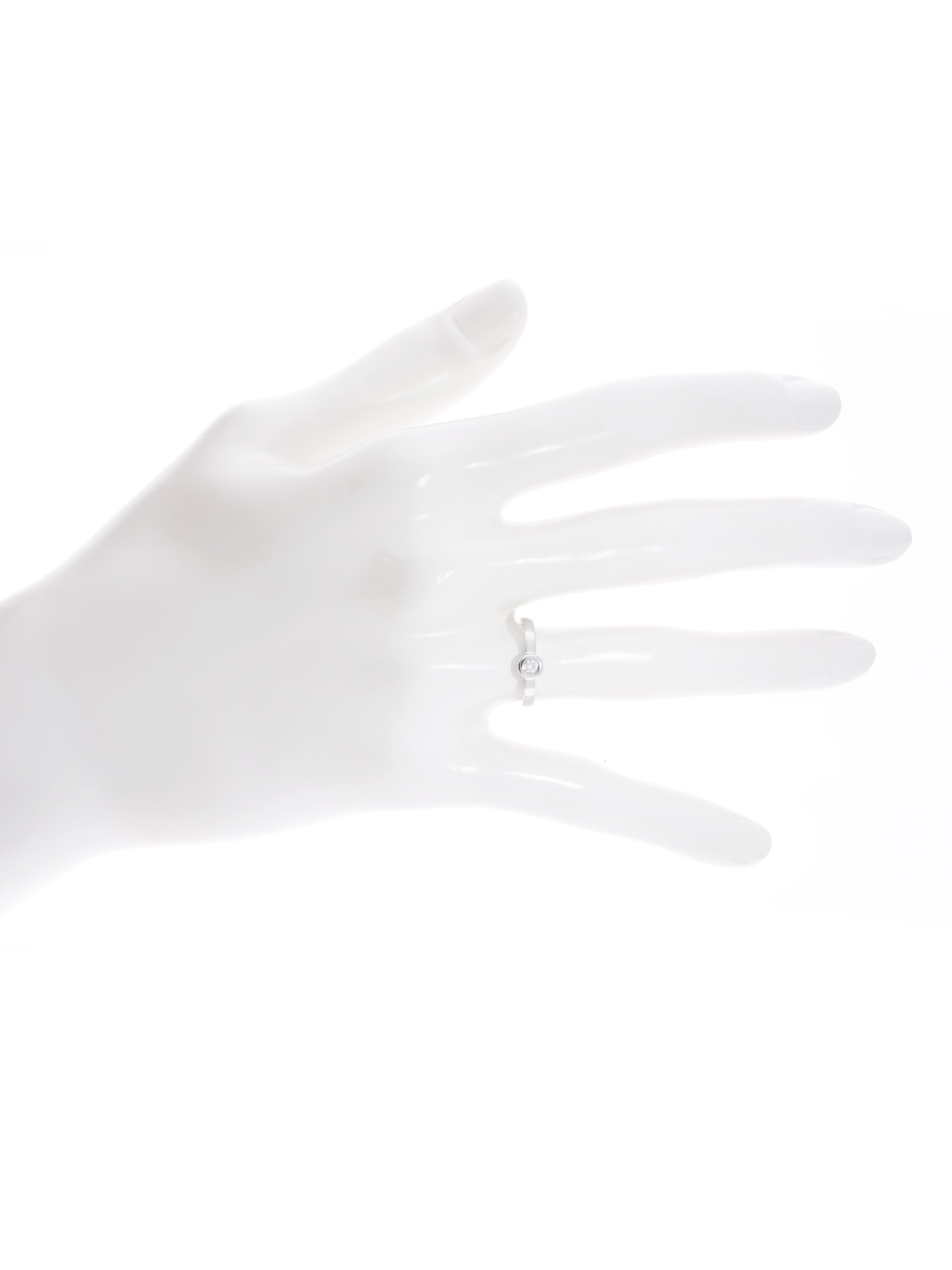 Penelope - Diamant Verlobungsring 333 Weissgold - 0,05ct. - Größe 56