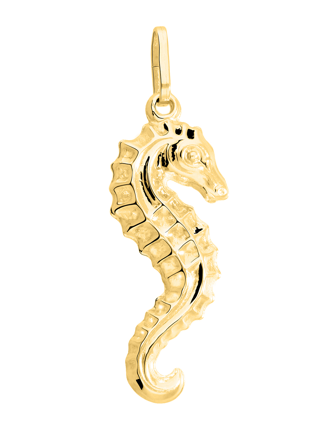 Water Pony - Seepferdchen Motivanhänger 585 Gold