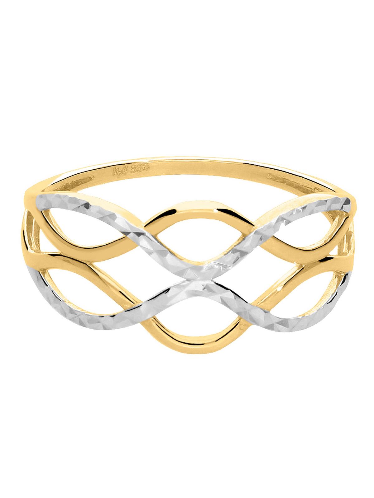 Emeni | Ring aus echtem Gelbgold & Weißgold | Ansicht 6