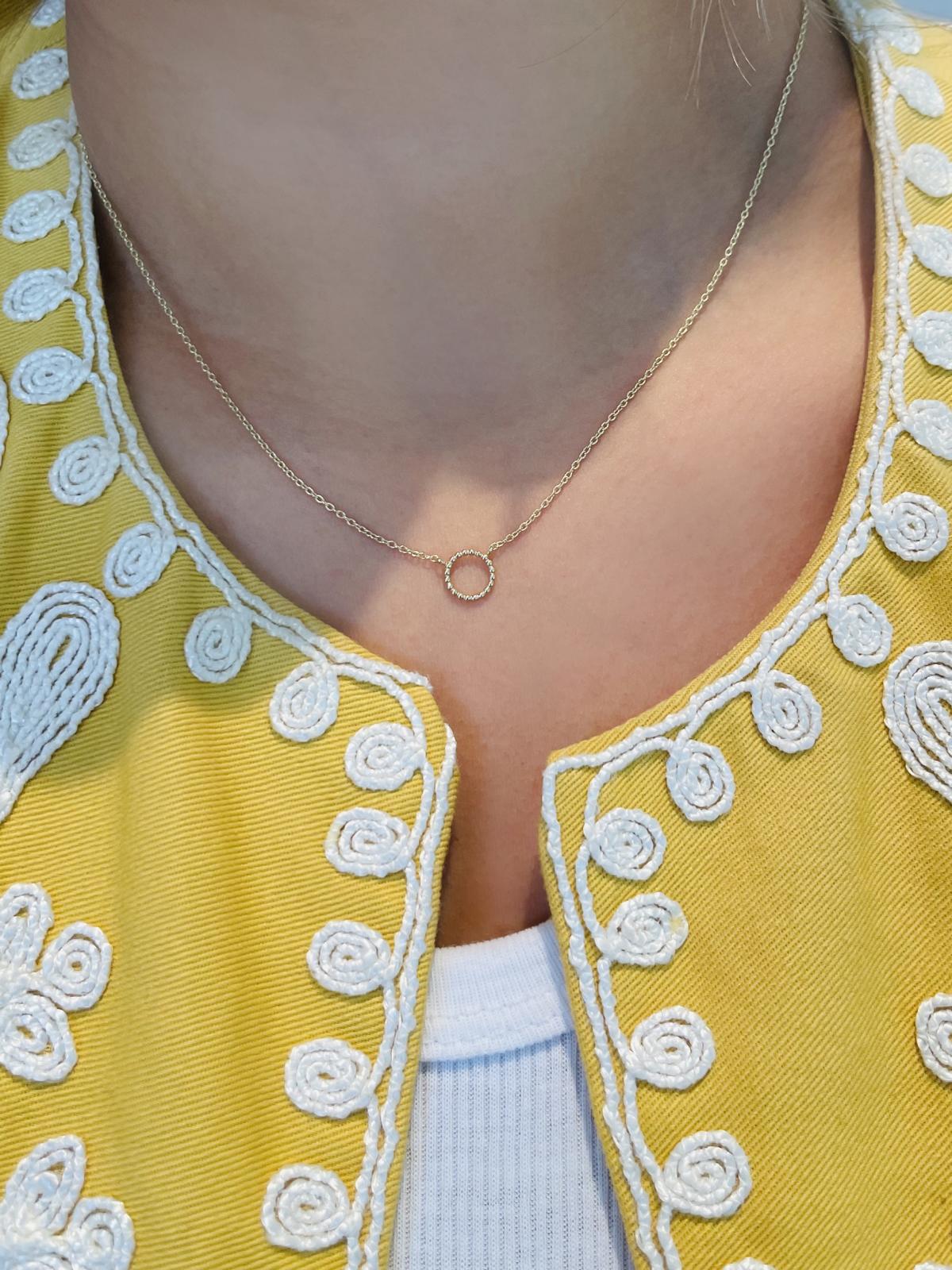 Rossino - Damen Kette mit Anhänger Gold 375