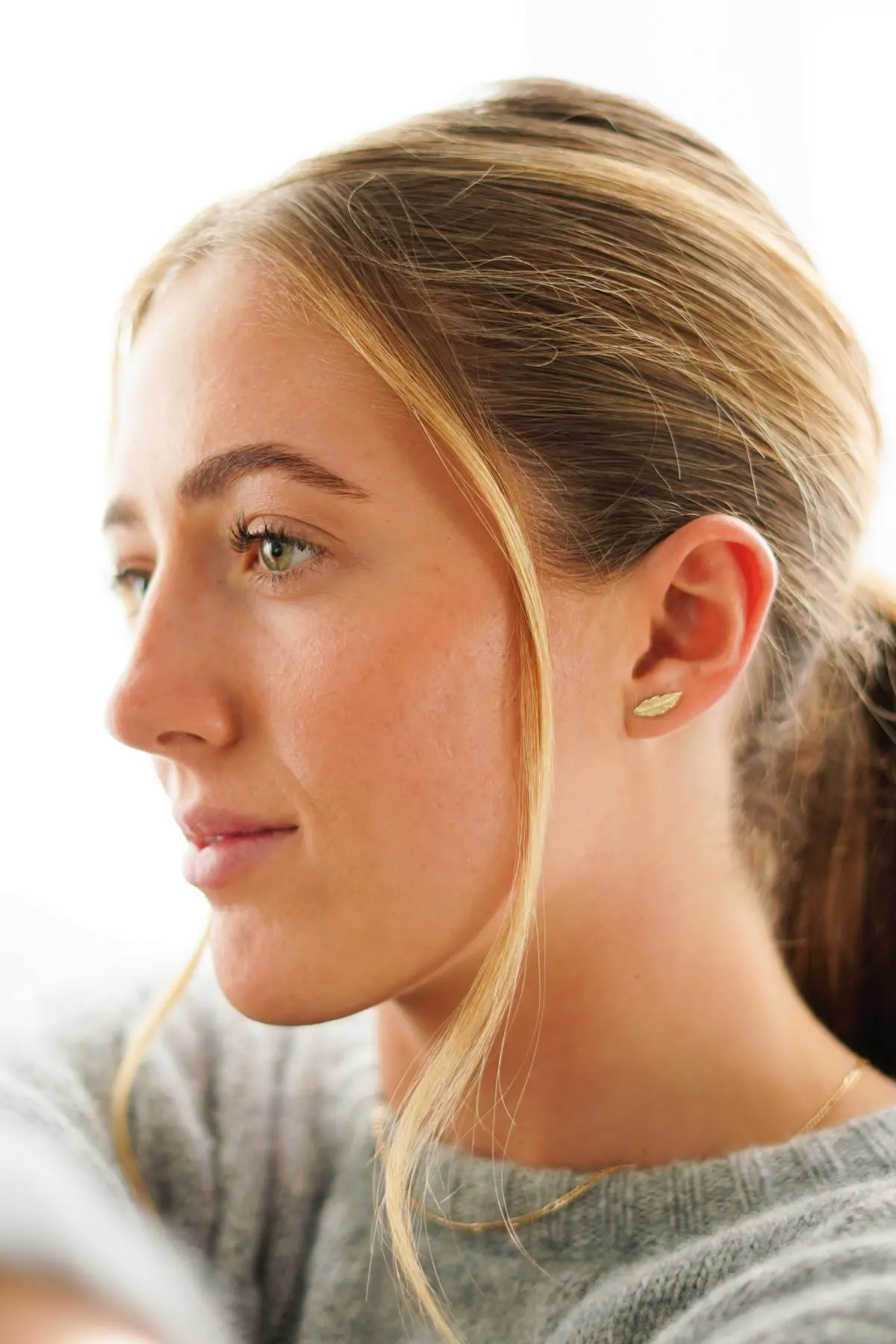 Aramira | Ohrstecker aus echtem Gelbgold | Ansicht 2