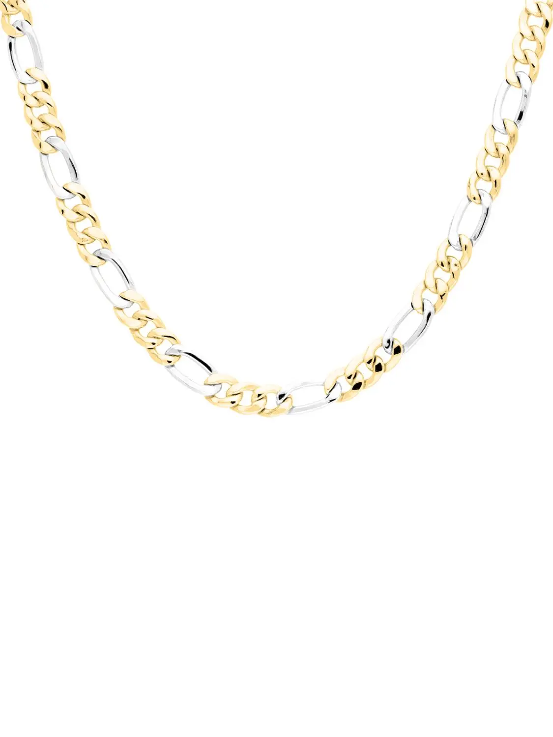 Magali | Kette aus echtem Gelbgold & Weißgold | Ansicht 2