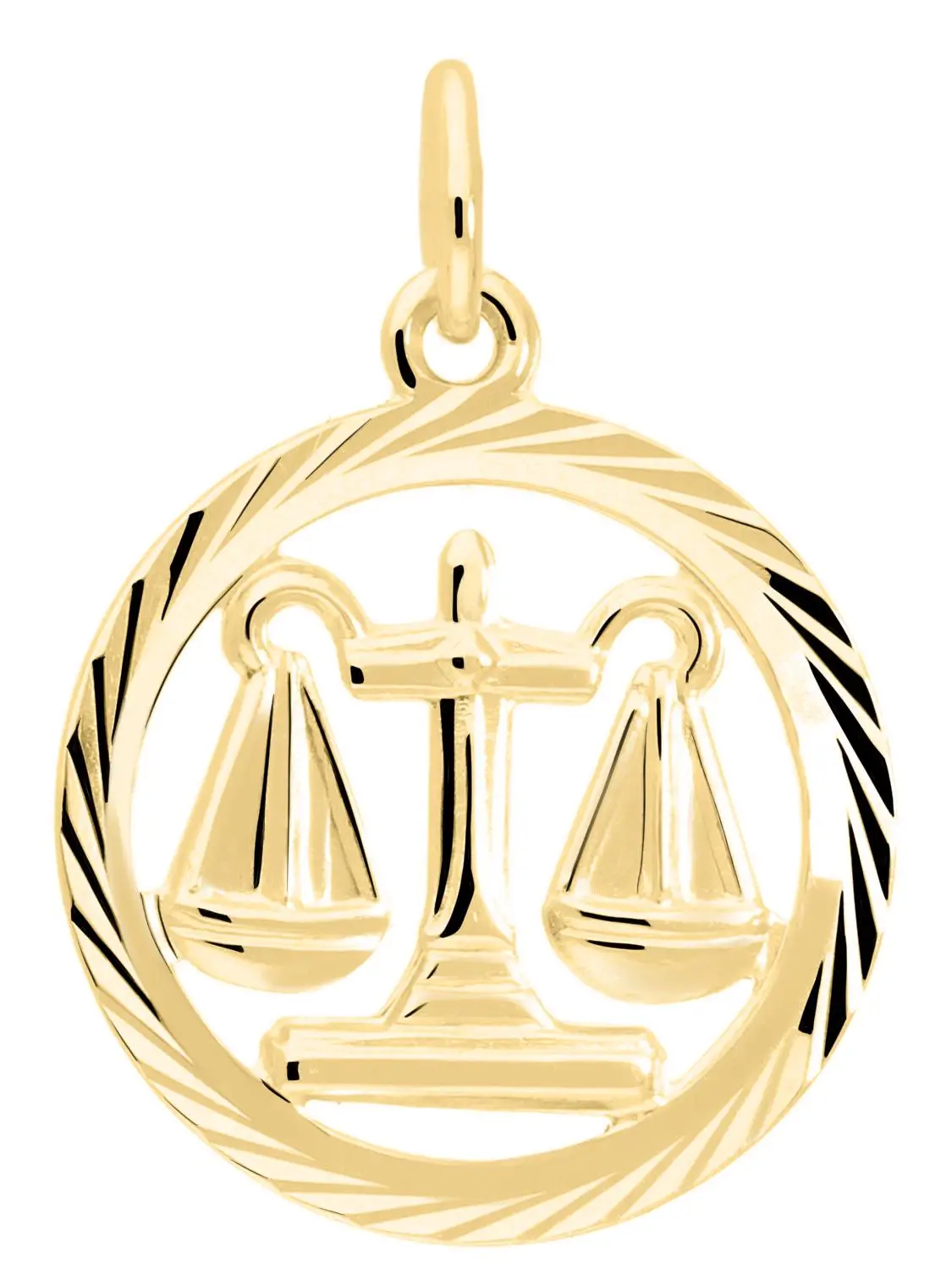Gavno - WAAGE Sternzeichen Anhänger Gold 333 (8 Karat)