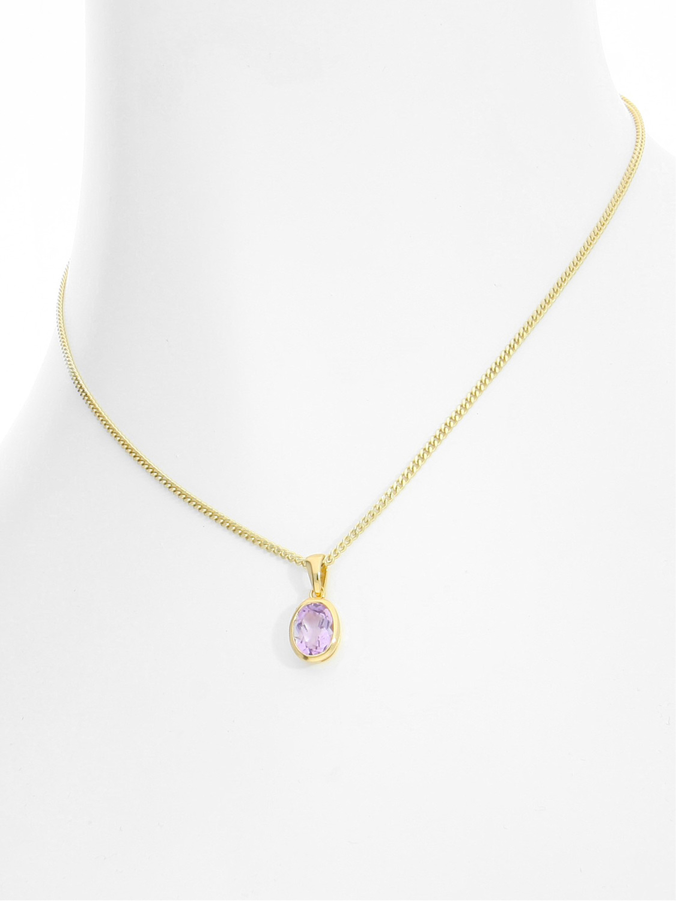 Bianca - Amethyst Edelsteinanhänger Gold - 1,22ct.