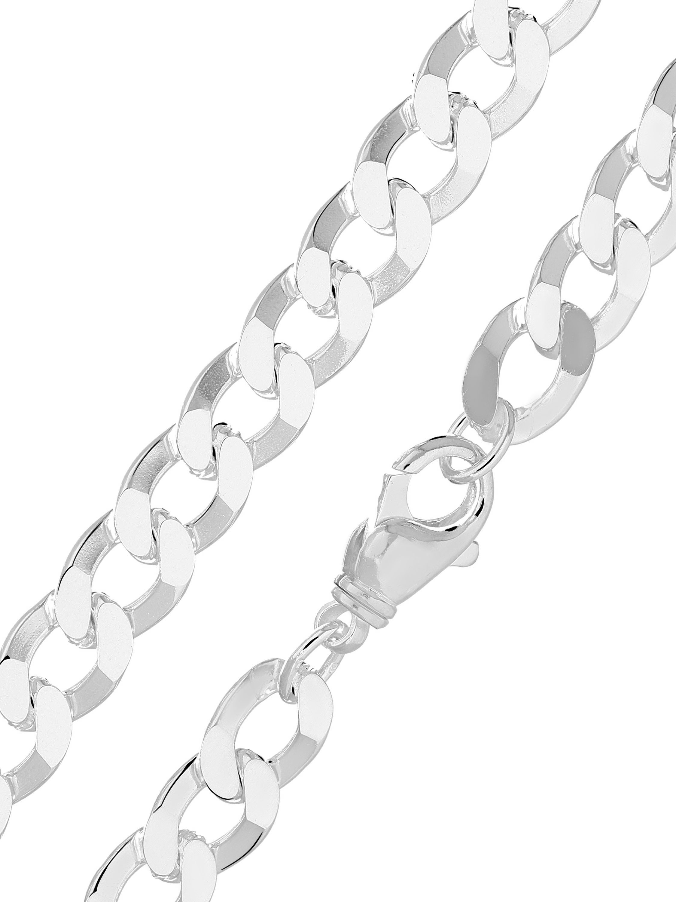 Race120 - Halskette Herren 925 Sterlingsilber - Breite 12mm