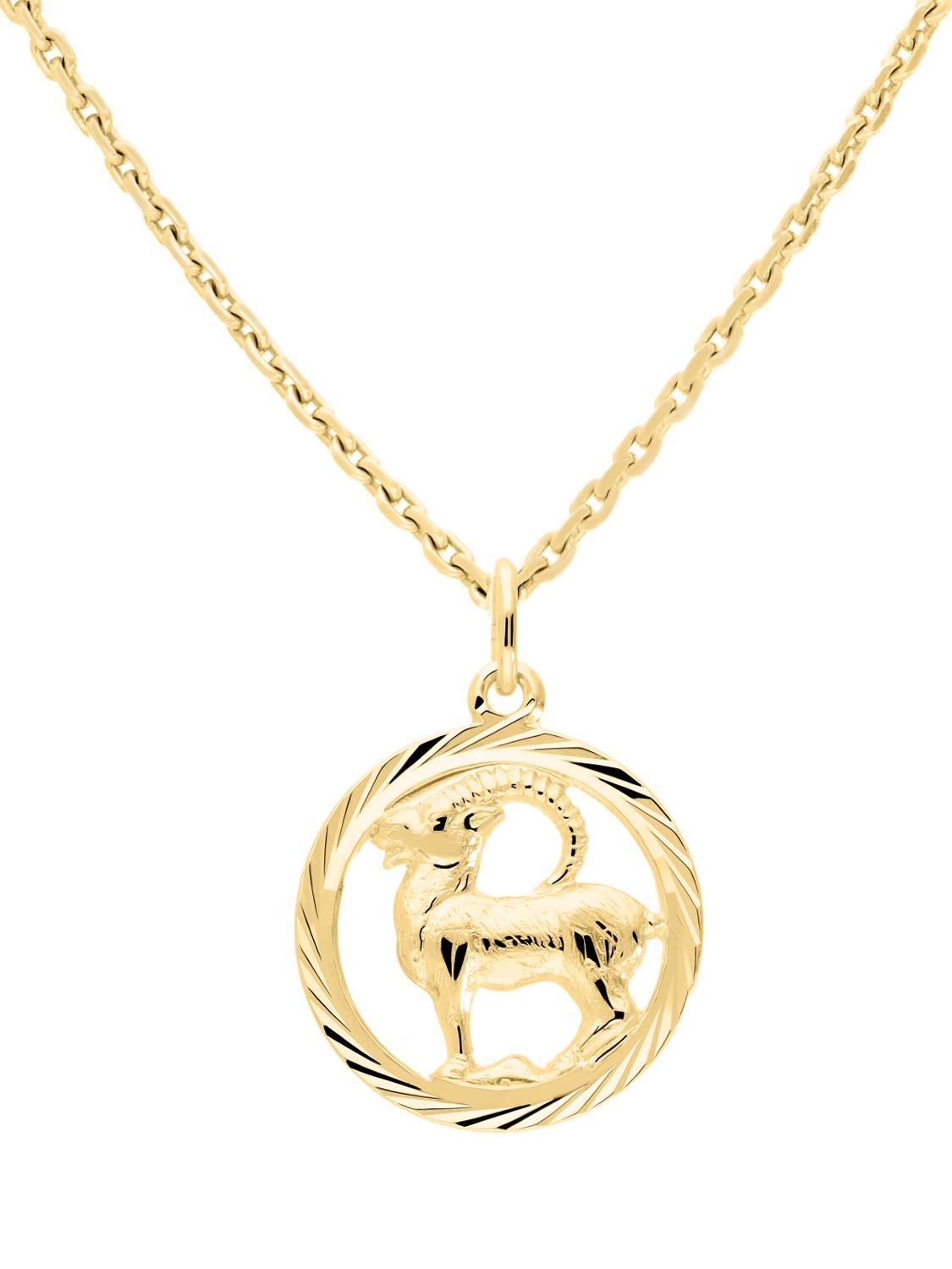 Gavno - STEINBOCK Sternzeichen Anhänger Gold 333 (8 Karat)