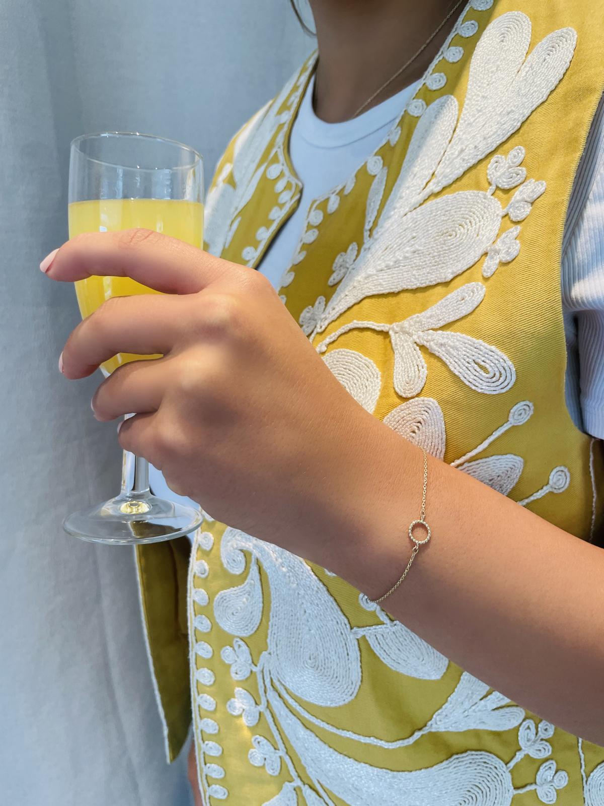 Rossino | Armkette aus echtem Gelbgold | Ansicht 2