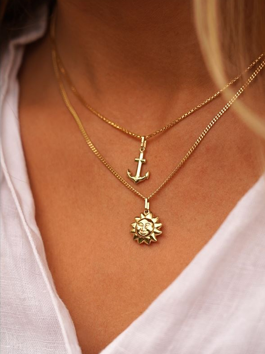 Summer Bundle - Damen Anhänger Gold