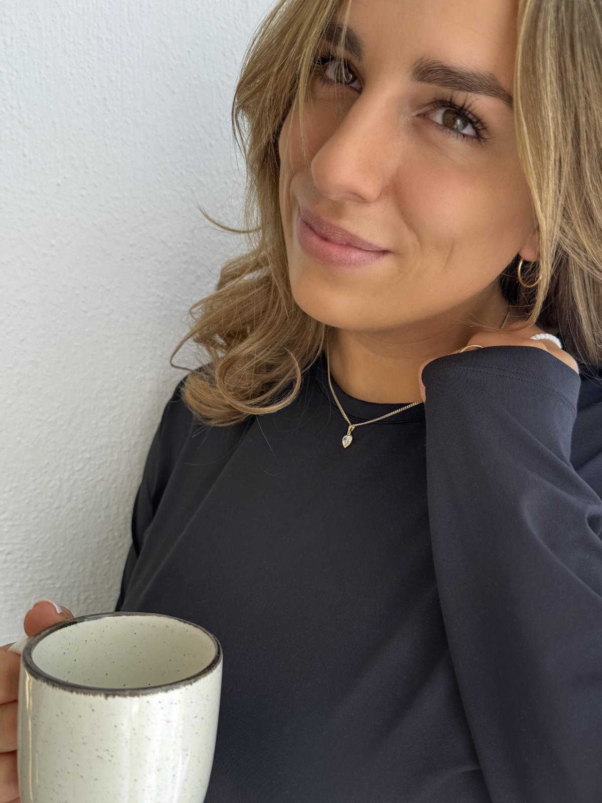 Herzanhänger Damen & Mädchen Gold 375 mit Zirkonia | Constance