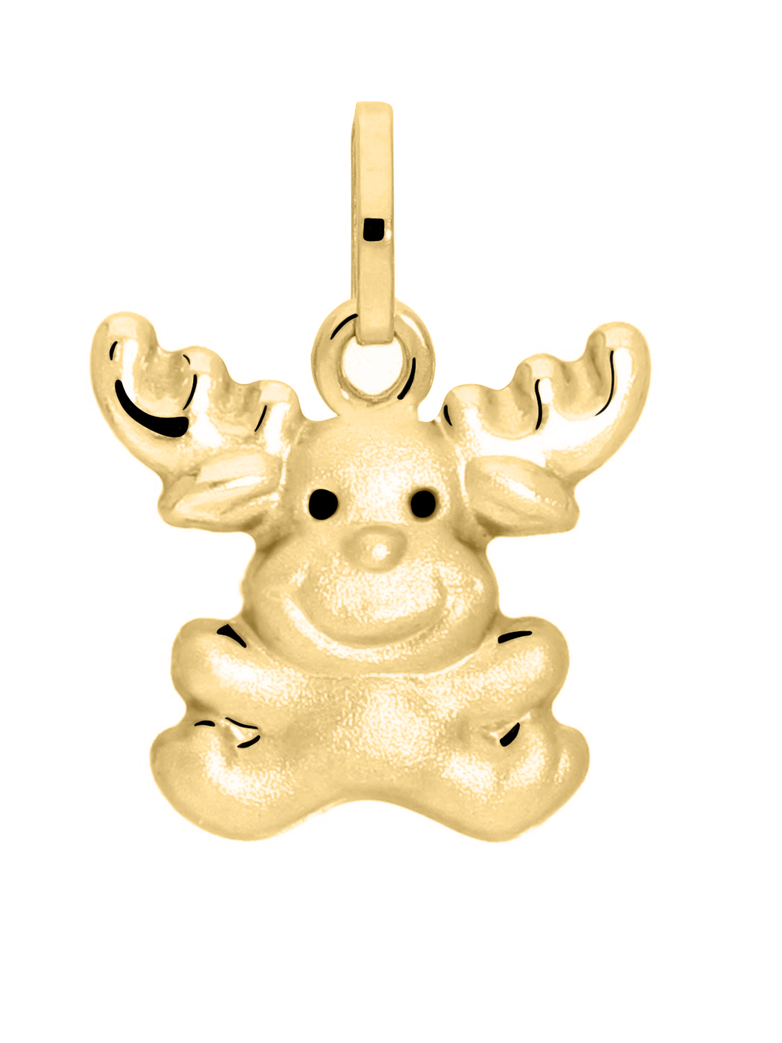Little Elk - Elch Motivanhänger Gold