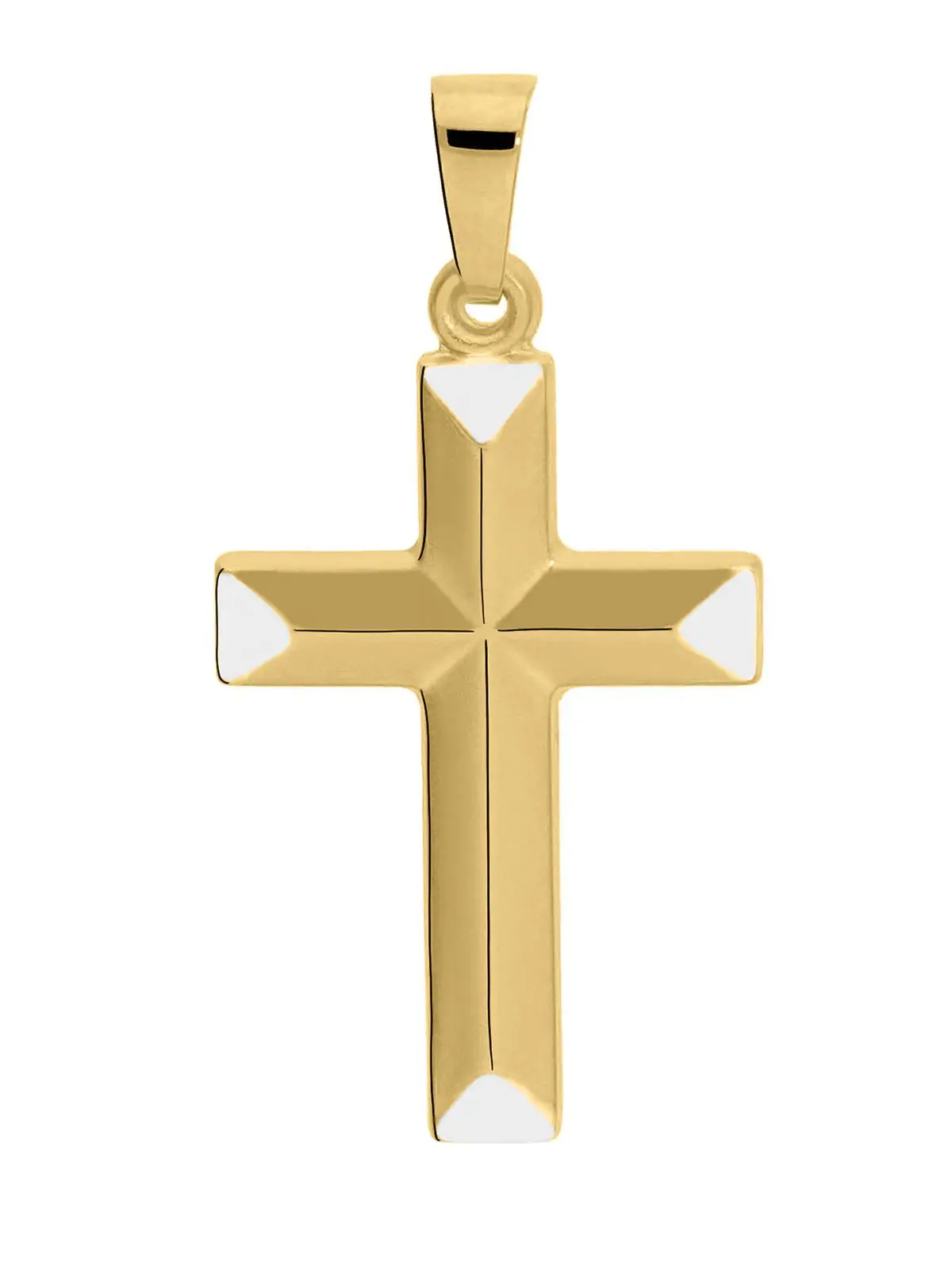 Nizza | Anhänger aus echtem Gelbgold | Ansicht 1