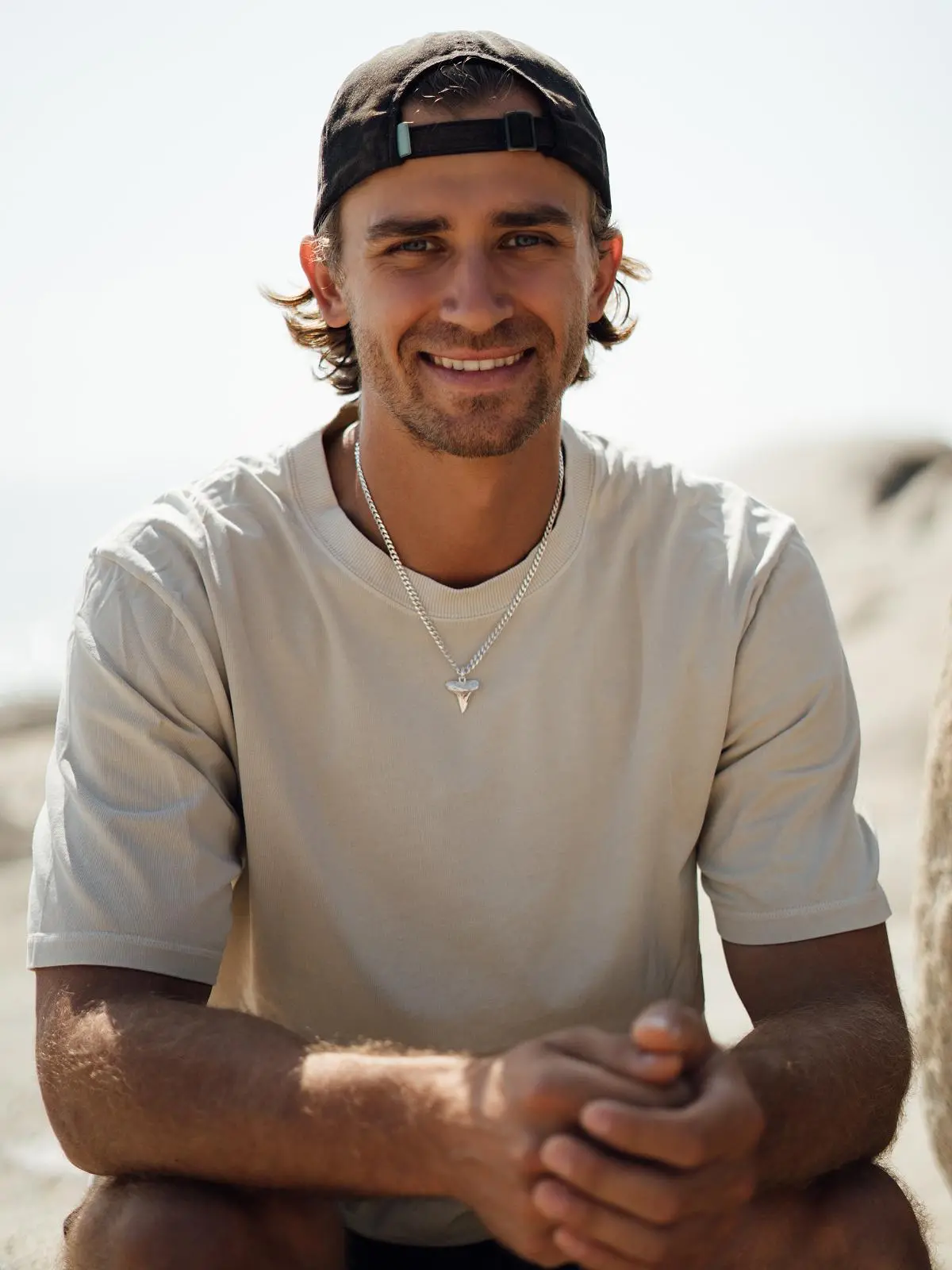 Great White | Anhänger mit Halskette aus echtem Weißgold | Ansicht 3 Great White | Anhänger mit Halskette aus echtem Weißgold | Ansicht 3