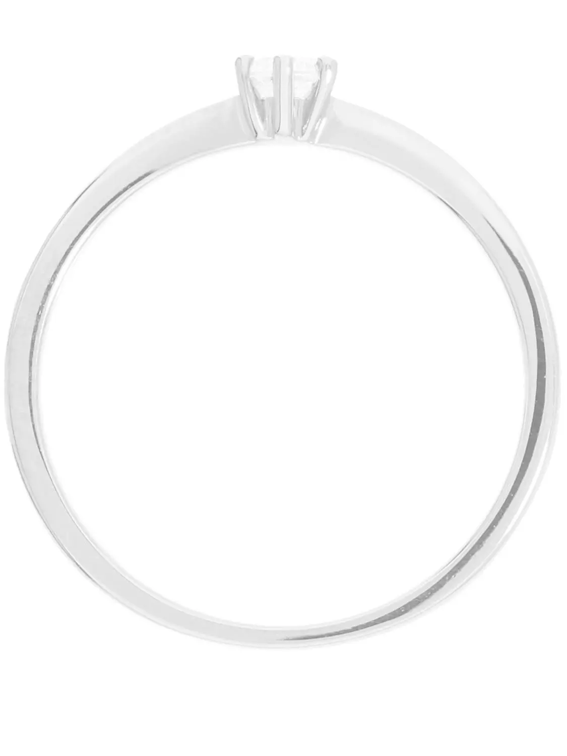 Golden Love | Ring aus echtem Weißgold | Ansicht 6
