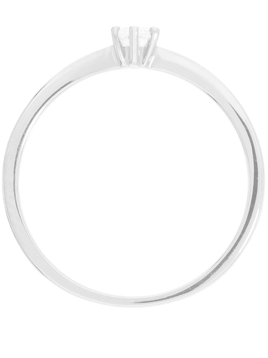 Golden Love | Ring aus echtem Weißgold | Ansicht 6