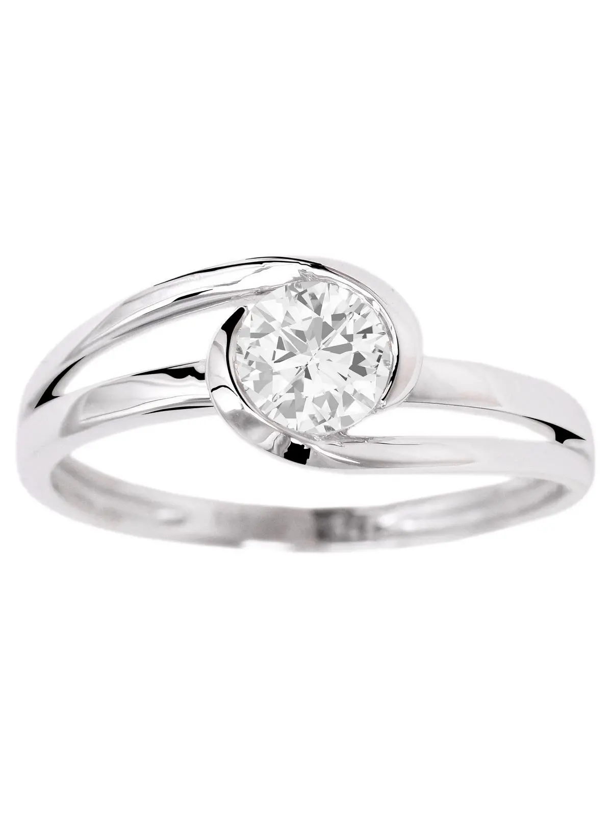 Lauren Amy | Ring aus echtem Weißgold | Ansicht 4