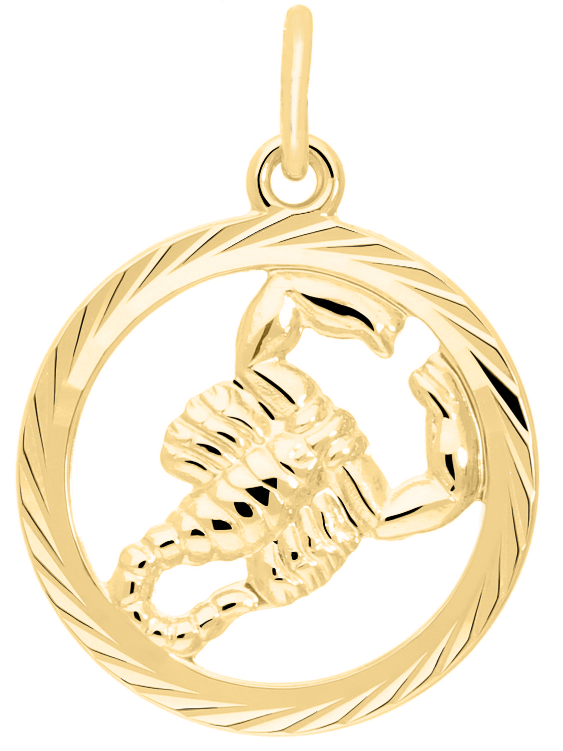 Gavno - Sternzeichen Anhänger Skorpion 333 Gold