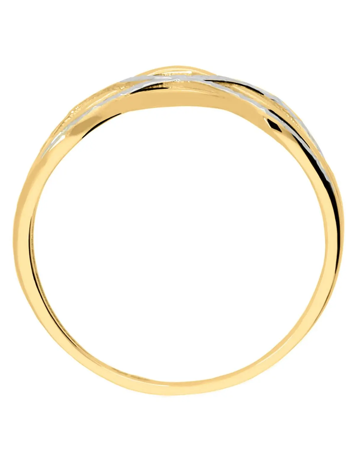 Emeni | Ring aus echtem Gelbgold & Weißgold | Ansicht 7