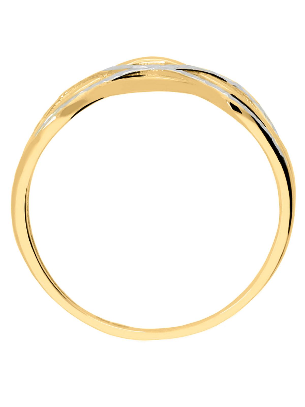Emeni | Ring aus echtem Gelbgold & Weißgold | Ansicht 7