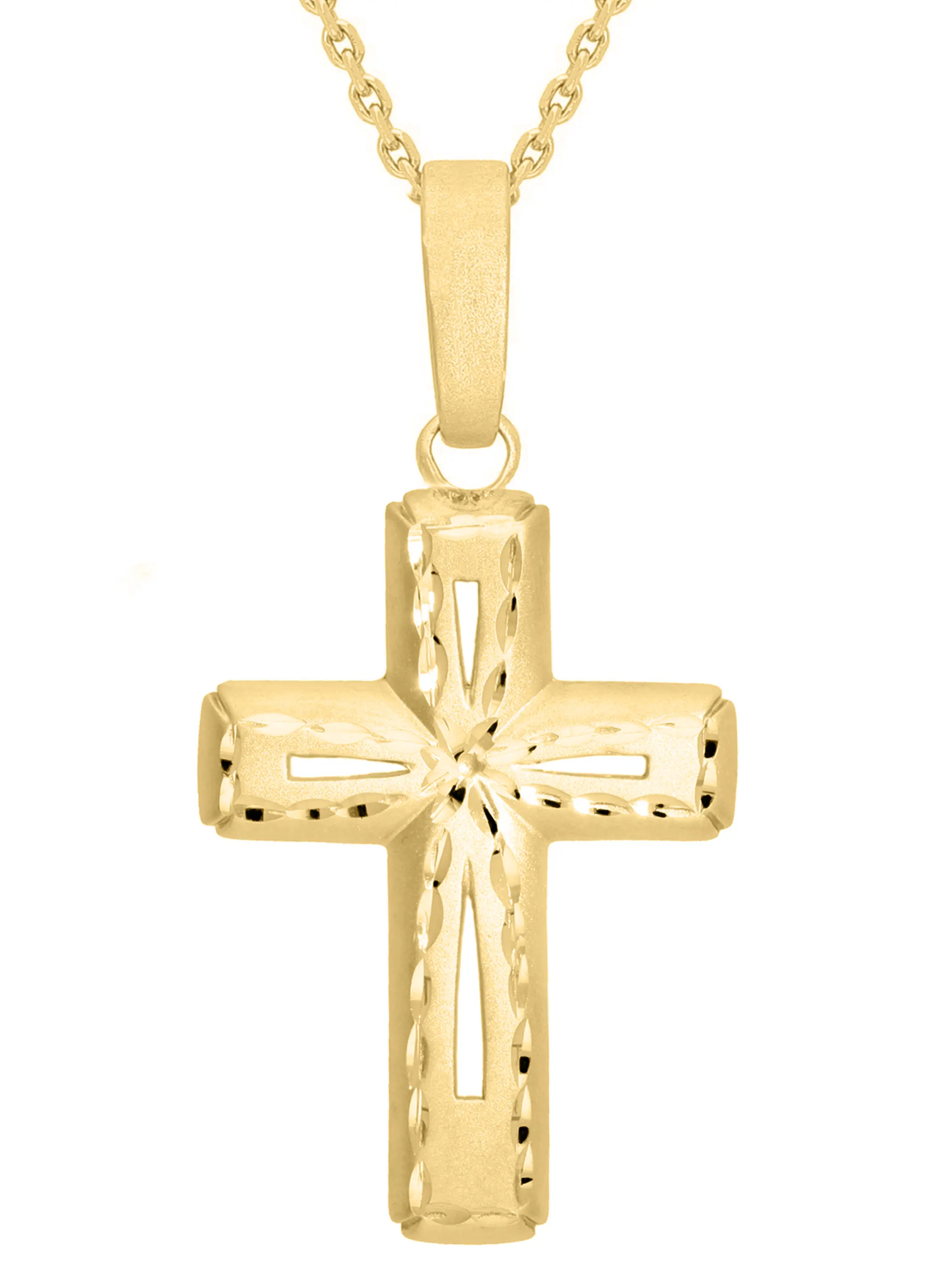 Anant - Herren Kreuzanhänger Gold 585