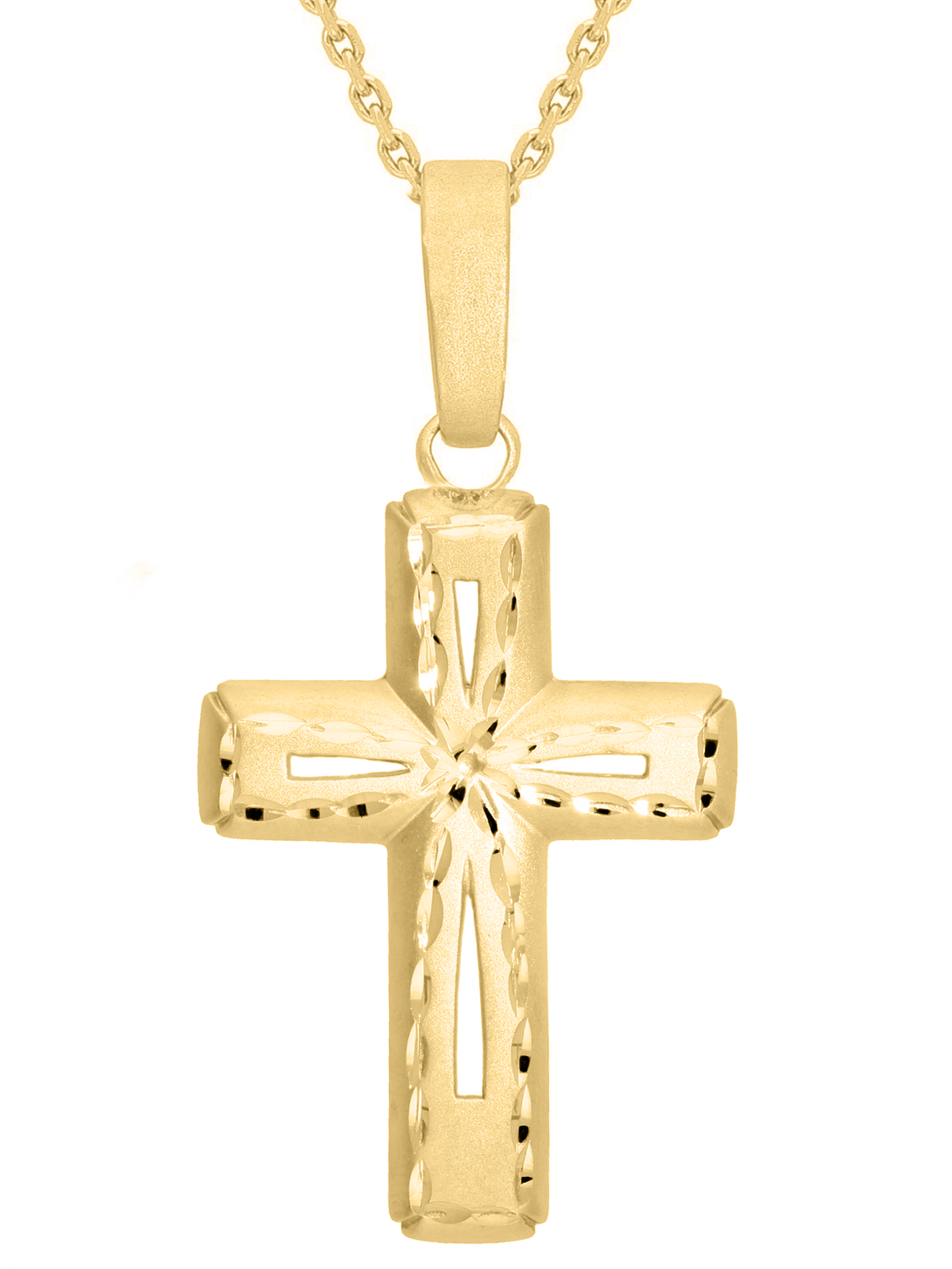 Anant - Herren Kreuzanhänger Gold 585