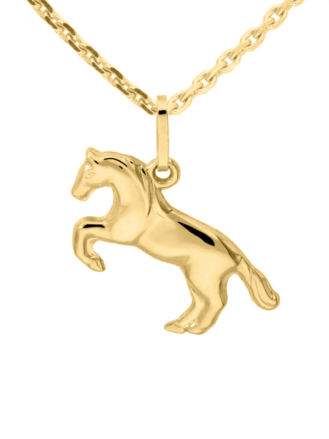 Cavalier - Pferd Motivanhänger Gold - Glanz
